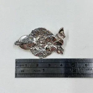 Precious Moments | Jewelry | Nwt Precious Moments Surrounded  NWT – Precious Moments “Surrounded With Joy” Sterling Silver Pin / Brooch main image 1